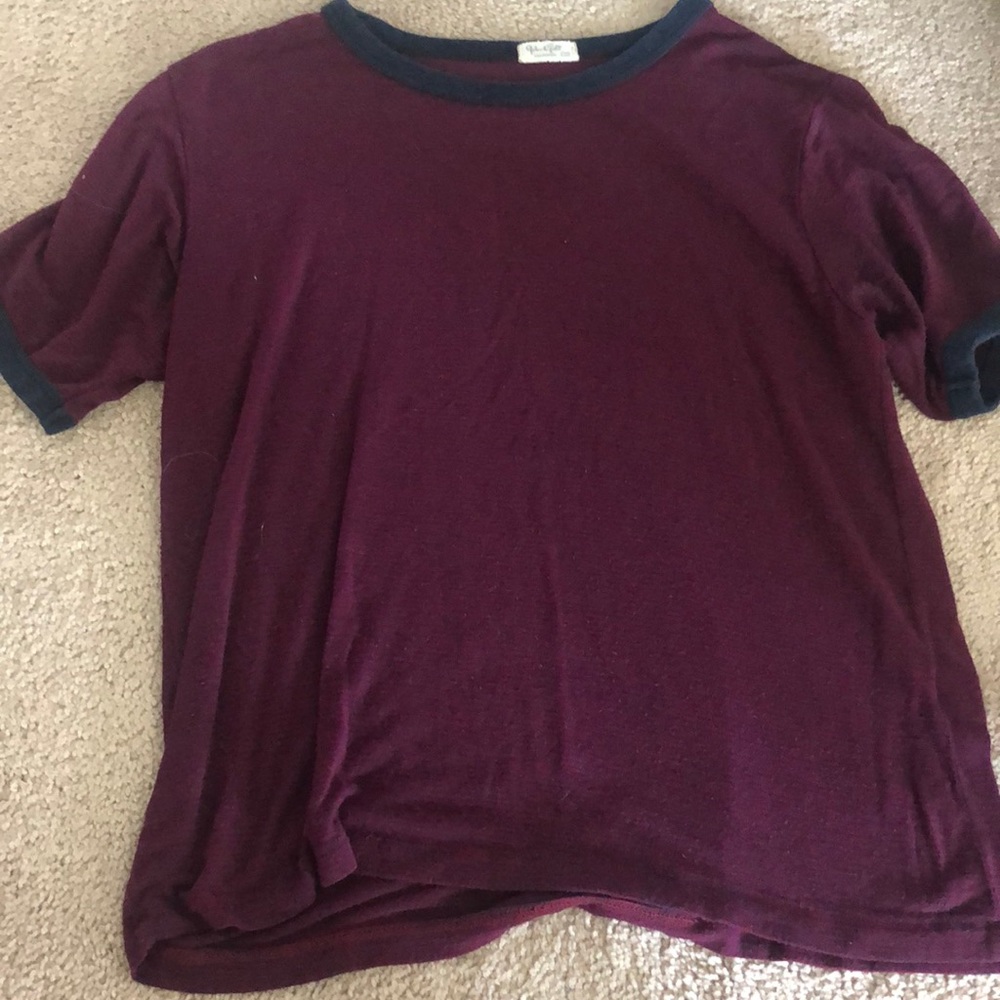 Purple and Blue stripped T shirt